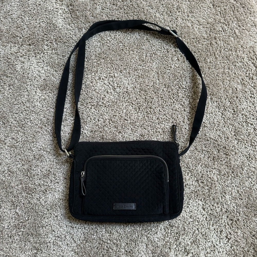 Vera Bradley Women's Cotton Little Hipster Crossbody Purse with RFID Protection